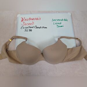 Victoria's Secret Beige Lined Demi Bra - 32DD
